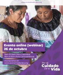 26 de octubre, Webinar de la Red Comparte: «La Economía de Clara»