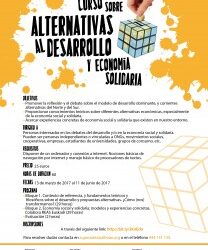 Curso online sobre alternativas al desarrollo y economía solidaria