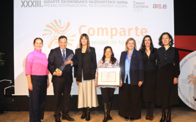 La red COMPARTE, premio internacional de Economía Social ‘Txemi Cantera’ 2023 de ASLE